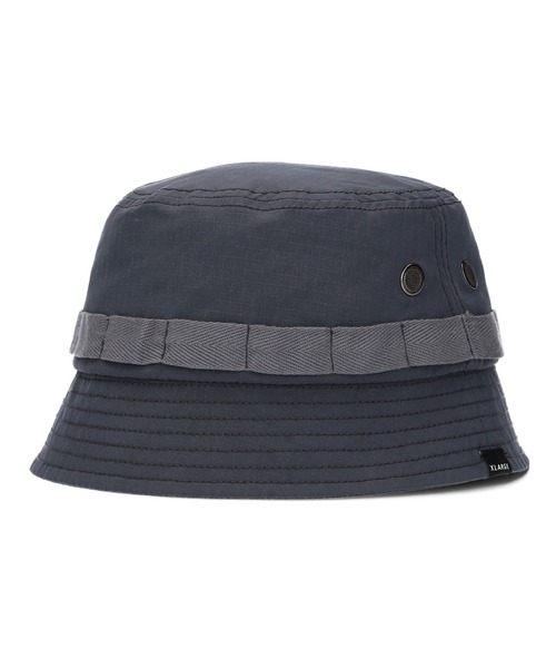 XLARGE(エクストララージ)の「RIPSTOP MILITARY HAT(ハット・メンズ・グレー/ライトグリーン/ブラック・L/M)」の3枚目の写真