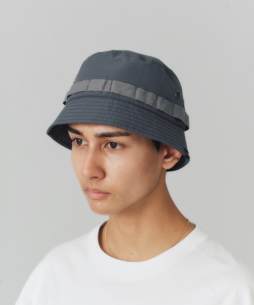XLARGE(エクストララージ)の「RIPSTOP MILITARY HAT(ハット・メンズ・グレー/ライトグリーン/ブラック・L/M)」の9枚目の写真