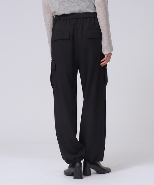 GALLEST（ギャレスト）の「ウールサージカーゴパンツ（その他パンツ・レディース・ブラック/ベージュ/グレー・40/38/36/05）」の16枚目の写真