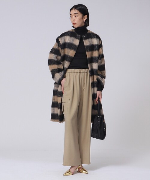 GALLEST（ギャレスト）の「ウールサージカーゴパンツ（その他パンツ・レディース・ブラック/ベージュ/グレー・40/38/36/05）」の14枚目の写真