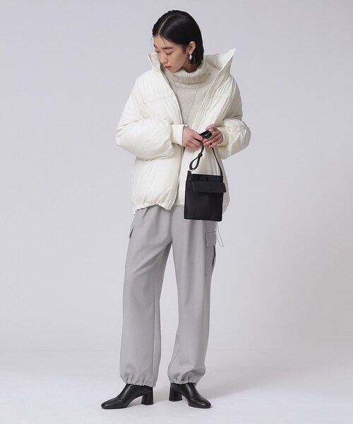 GALLEST（ギャレスト）の「ウールサージカーゴパンツ（その他パンツ・レディース・ブラック/ベージュ/グレー・40/38/36/05）」の11枚目の写真