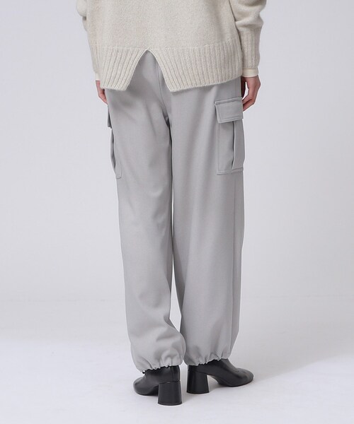 GALLEST（ギャレスト）の「ウールサージカーゴパンツ（その他パンツ・レディース・ブラック/ベージュ/グレー・40/38/36/05）」の9枚目の写真