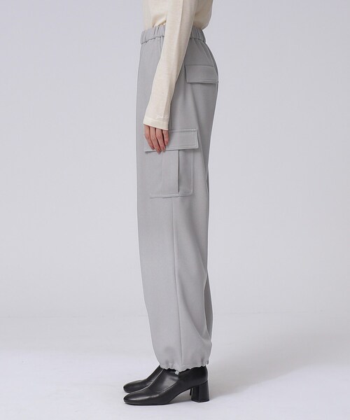 GALLEST（ギャレスト）の「ウールサージカーゴパンツ（その他パンツ・レディース・ブラック/ベージュ/グレー・40/38/36/05）」の20枚目の写真