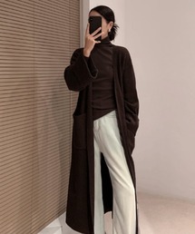ロング ニットカーディガン レディース