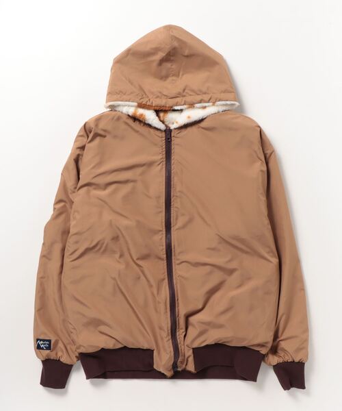 Mountain Mania(マウンテンマニア)の「Mountain Mania/マウンテンマニア アニマルフェイクファーリバーシブルブルゾン(ブルゾン・メンズ・ブラック/ベージュ系/ブラック系・LARGE/X-LARGE)」の6枚目の写真