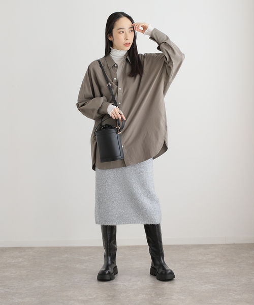 LE TALON（ルタロン）の「LE TALON Cylindre バッグ（ハンドバッグ・レディース・ブラック/ベージュ・FREE）」の11枚目の写真