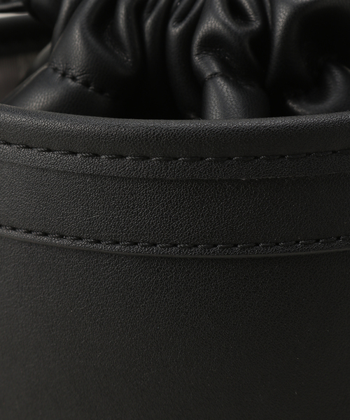 LE TALON（ルタロン）の「LE TALON Cylindre バッグ（ハンドバッグ・レディース・ブラック/ベージュ・FREE）」の4枚目の写真