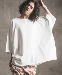 GLIMCLAP スーパービッグカットソー ブラック GLIMCLAP(グリムクラップ)】 Printed oversized T-shirt