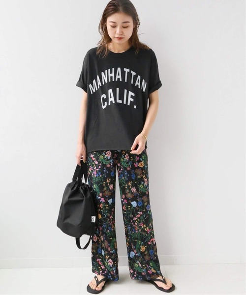 JOURNAL STANDARD relume（ジャーナルスタンダード　レリューム）の「《追加》ブラックフローラルイージーパンツ（その他パンツ・レディース・グリーン・FREE）」の9枚目の写真