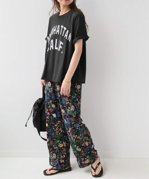 JOURNAL STANDARD relume（ジャーナルスタンダード　レリューム）の「《追加》ブラックフローラルイージーパンツ（その他パンツ・レディース・グリーン・FREE）」の10枚目の写真