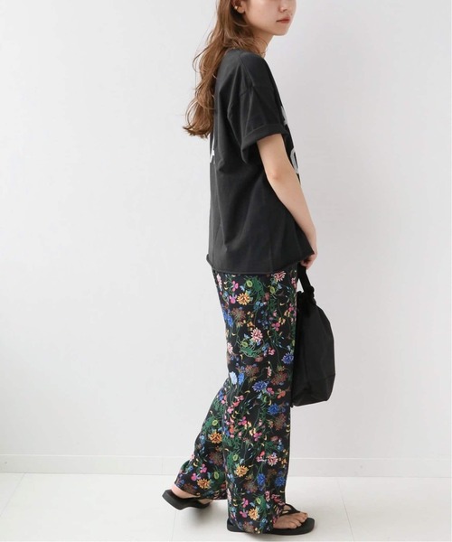 JOURNAL STANDARD relume（ジャーナルスタンダード　レリューム）の「《追加》ブラックフローラルイージーパンツ（その他パンツ・レディース・グリーン・FREE）」の11枚目の写真