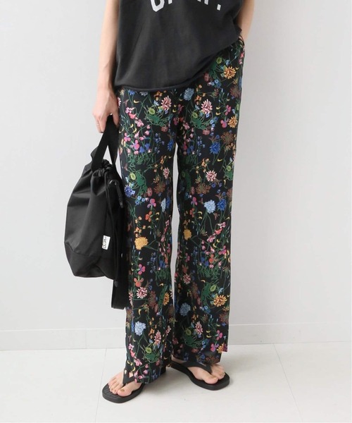 JOURNAL STANDARD relume（ジャーナルスタンダード　レリューム）の「《追加》ブラックフローラルイージーパンツ（その他パンツ・レディース・グリーン・FREE）」の15枚目の写真