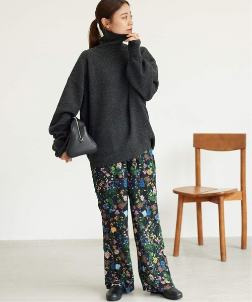 JOURNAL STANDARD relume（ジャーナルスタンダード　レリューム）の「《追加》ブラックフローラルイージーパンツ（その他パンツ・レディース・グリーン・FREE）」の19枚目の写真
