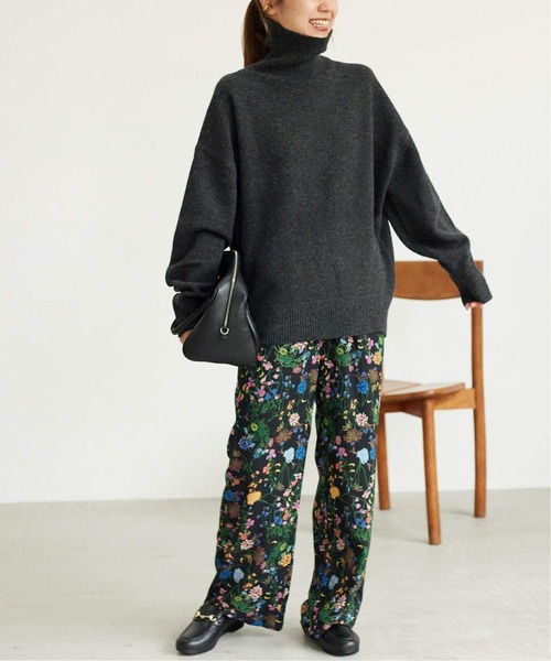 JOURNAL STANDARD relume（ジャーナルスタンダード　レリューム）の「《追加》ブラックフローラルイージーパンツ（その他パンツ・レディース・グリーン・FREE）」の20枚目の写真