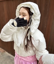 ipugo（イプゴ）の「ipugo/イプゴ フードエナメルダウンジャケット（ダウンジャケット/コート）」