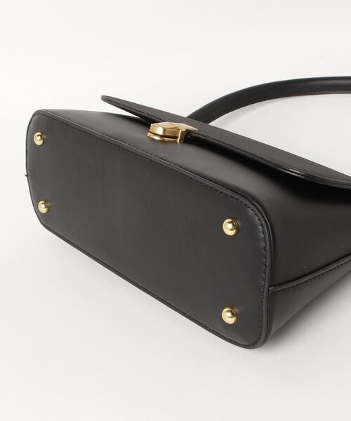 SETUP7（セットアップセブン）の「【SETUP7】バックル台形ハンドバッグ SCCH483（ハンドバッグ・レディース・ブラック/ホワイト/ブラウン・FREE）」の7枚目の写真