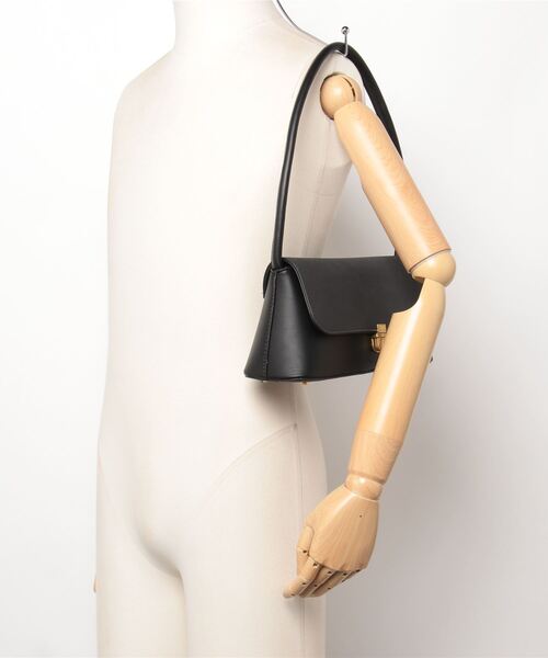 SETUP7（セットアップセブン）の「【SETUP7】バックル台形ハンドバッグ SCCH483（ハンドバッグ・レディース・ブラック/ホワイト/ブラウン・FREE）」の9枚目の写真