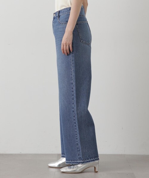 N.（N. Natural Beauty Basic）（エヌエヌナチュラルビューティーベーシック）の「【S Size Line】◆５ポケットワイドリメイクデニム（デニムパンツ・レディース・ライトブルー/ブルー・MEDIUM/SMALL）」の19枚目の写真