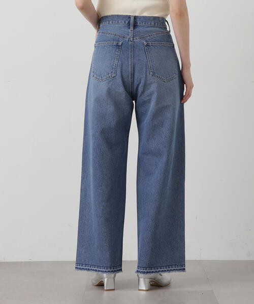 N.（N. Natural Beauty Basic）（エヌエヌナチュラルビューティーベーシック）の「【S Size Line】◆５ポケットワイドリメイクデニム（デニムパンツ・レディース・ライトブルー/ブルー・MEDIUM/SMALL）」の20枚目の写真