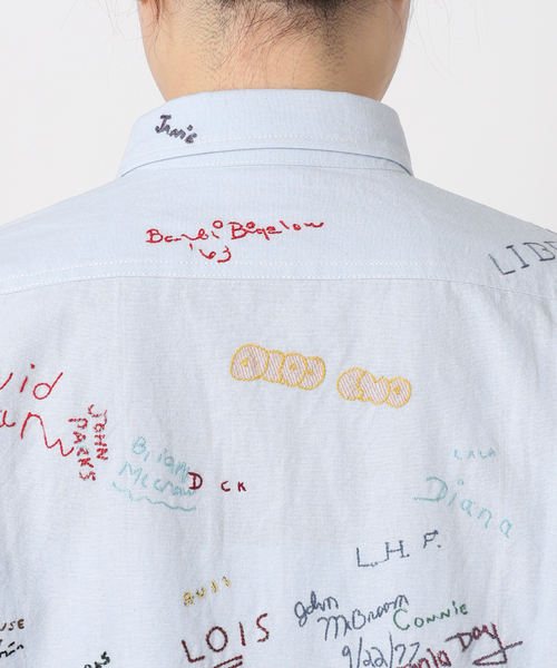 FRAMeWORK(フレームワーク)の「PAYDAY/ペイデイ 別注刺繍シャツ(シャツ/ブラウス・レディース・イエロー/ブルー/ピンク・FREE)」の16枚目の写真