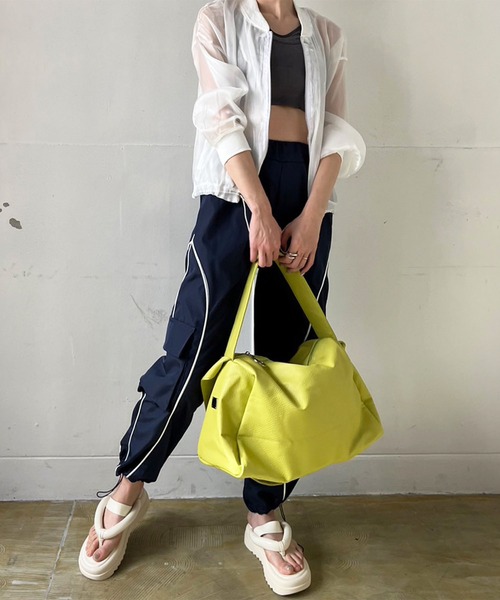 Jewelobe（ジュエローブ）の「グロシーシアーブルゾン（ブルゾン・レディース・ベージュ/ホワイト・FREE）」の10枚目の写真