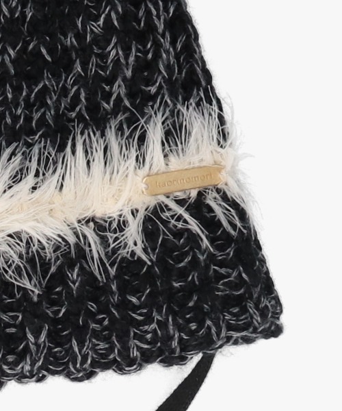 kaorinomori（カオリノモリ）の「kaorinomori アールニット ムゥ / カオリノモリ（ニットキャップ/ビーニー・レディース・ライトグリーン/ライトベージュ/ダークグレー・FREE）」の18枚目の写真