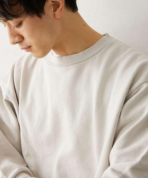 JOURNAL STANDARD relume（ジャーナルスタンダード　レリューム）の「CALIFORNIA UPCYCLE クルーネックスウェット（スウェット・メンズ・ブラック系その他/ライトグレー/ダークブルー・MEDIUM/LARGE）」の5枚目の写真