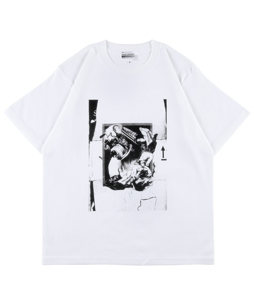 Sync.(スィンク)の「Sync.【KOSUKE KAWAMURA】TEE "MULTIPLE HANDS"(Tシャツ/カットソー・メンズ・ホワイト/ブラック/ホワイト×ピンク・X-LARGE/LARGE/MEDIUM/SMALL/XX-LARGE)」の2枚目の写真