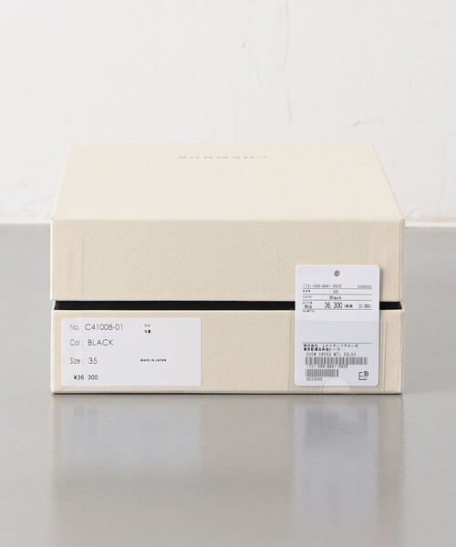 CHEMBUR(チェンバー)の「<CHEMBUR>CROSS MTL サンダル(サンダル・レディース・ブラック/ホワイト・35/36/37/38)」の21枚目の写真