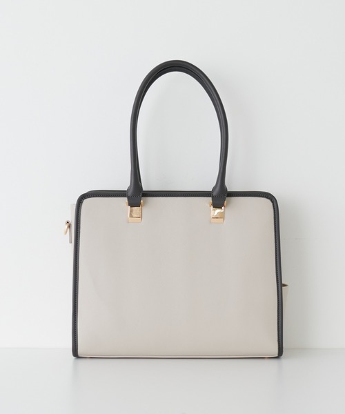 natural couture（ナチュラルクチュール）の「きれいめ観劇バッグⅡ（ショルダーバッグ・レディース・ライトグレー/アイボリー/グレイッシュベージュ・FREE）」の20枚目の写真