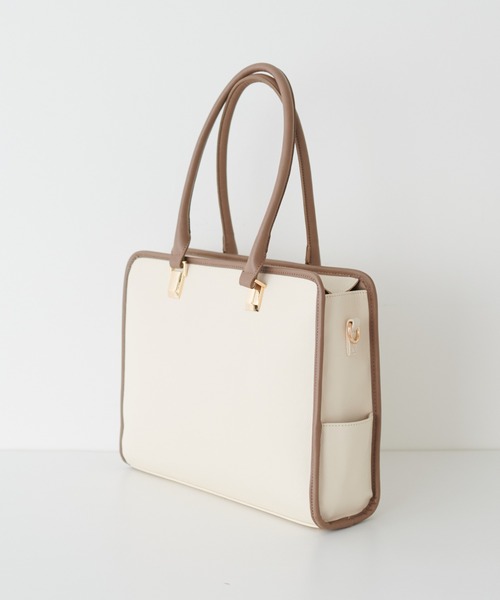 natural couture（ナチュラルクチュール）の「きれいめ観劇バッグⅡ（ショルダーバッグ・レディース・ライトグレー/アイボリー/グレイッシュベージュ・FREE）」の14枚目の写真