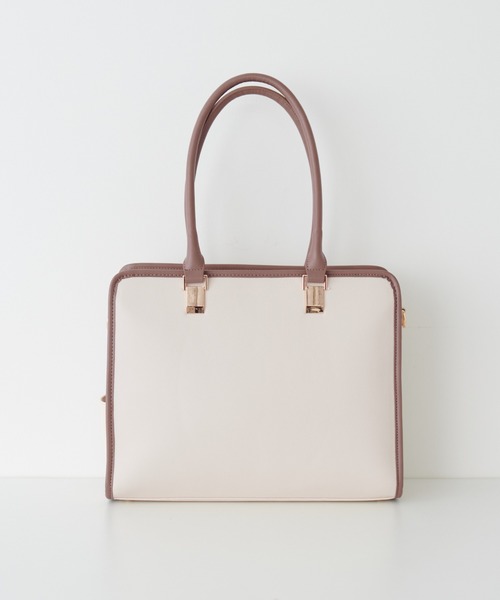 natural couture（ナチュラルクチュール）の「きれいめ観劇バッグⅡ（ショルダーバッグ・レディース・ライトグレー/アイボリー/グレイッシュベージュ・FREE）」の13枚目の写真