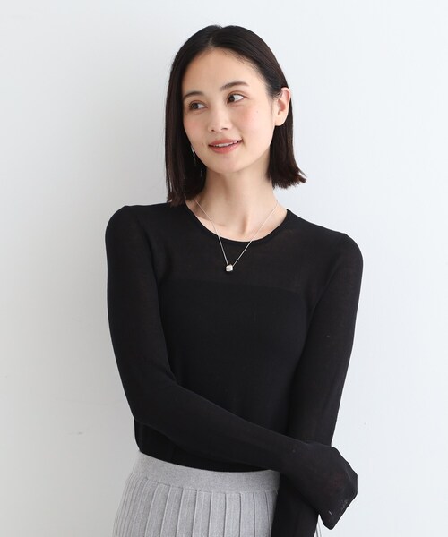 INDIVI(インディヴィ)の「◆【長さ調整可能】フリートップネックレス(ネックレス・レディース・シルバー/ゴールド・00)」の10枚目の写真