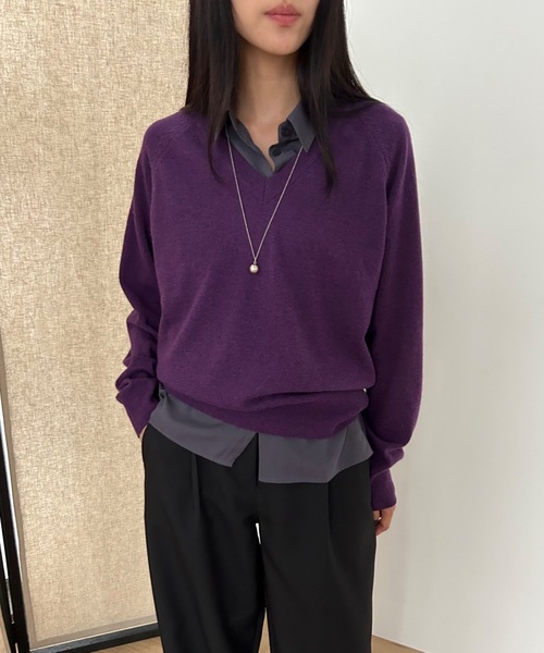 Didot.showroom(ディドット ショールーム)の「ソフトシアーシャツ(シャツ/ブラウス・レディース・ホワイト/チャコールグレー/ブラック/ワイン・FREE)」の20枚目の写真
