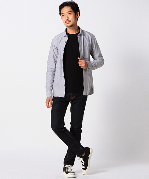 BEAMS(ビームス)の「BEAMS / 切り替え ラウンドカラーシャツ(シャツ/ブラウス・メンズ・ブラック/ホワイト・SMALL/X-LARGE/LARGE/MEDIUM)」の15枚目の写真
