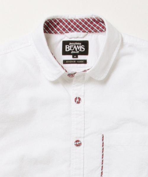BEAMS(ビームス)の「BEAMS / 切り替え ラウンドカラーシャツ(シャツ/ブラウス・メンズ・ブラック/ホワイト・SMALL/X-LARGE/LARGE/MEDIUM)」の5枚目の写真
