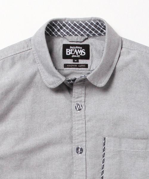 BEAMS(ビームス)の「BEAMS / 切り替え ラウンドカラーシャツ(シャツ/ブラウス・メンズ・ブラック/ホワイト・SMALL/X-LARGE/LARGE/MEDIUM)」の9枚目の写真
