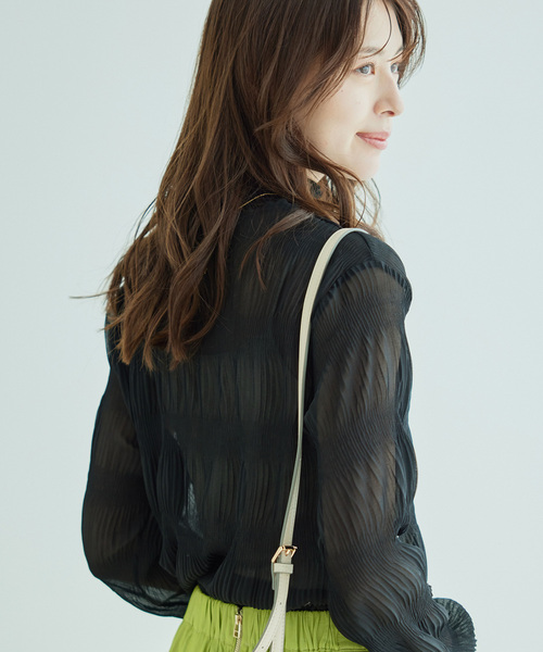 Jayro(ジャイロ)の「マジョリカプリーツインナー(Tシャツ/カットソー・レディース・ホワイト系その他/ライトグリーン/ピンク/ラベンダー/ブルー/レッド系その他2/ブラック/グレー/ホワイト系その他2/グリーン・FREE)」の14枚目の写真