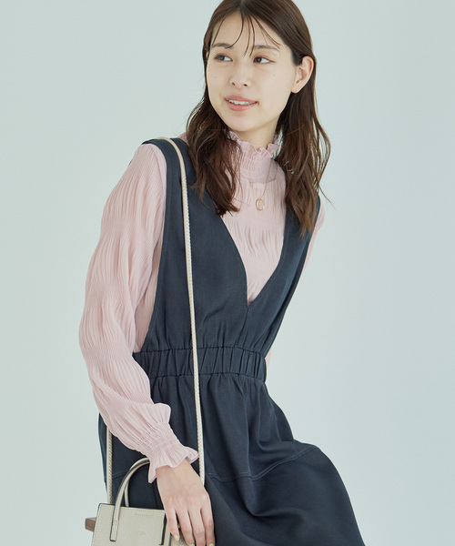 Jayro(ジャイロ)の「マジョリカプリーツインナー(Tシャツ/カットソー・レディース・ホワイト系その他/ライトグリーン/ピンク/ラベンダー/ブルー/レッド系その他2/ブラック/グレー/ホワイト系その他2/グリーン・FREE)」の17枚目の写真