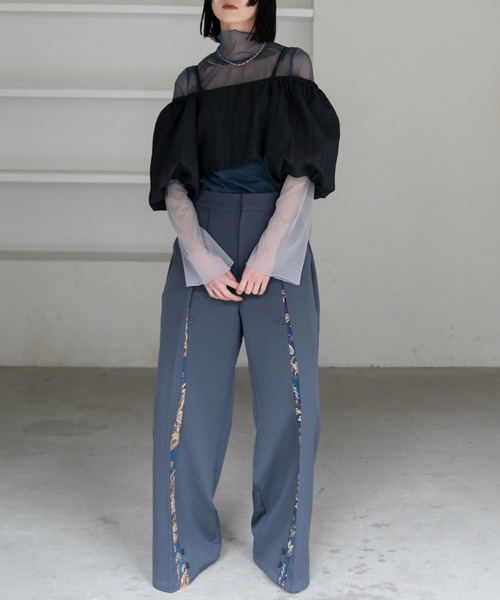 VACANCY（ヴァカンシー）の「フクレジャガード2wayオフショルビスチェ（その他トップス・レディース・アイボリー/ブラック・FREE）」の14枚目の写真