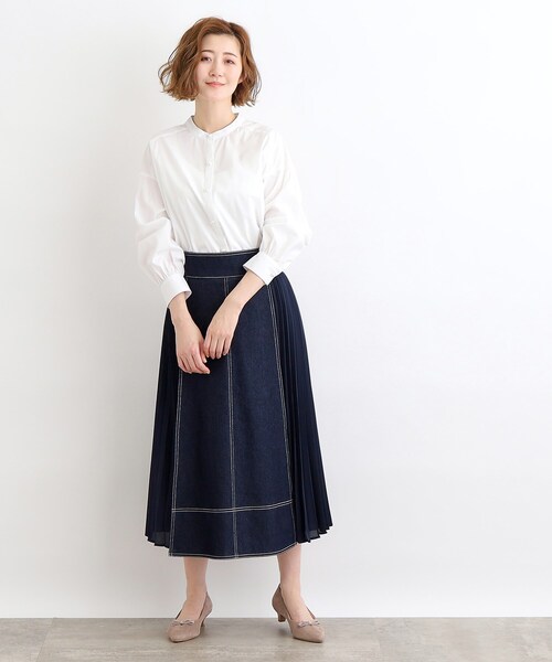 ArguE CulturE 長袖シャツパール入りおしゃれブラウスゆる大人気 ArguE CulturE 長袖シャツパール入りおしゃれブラウスゆる大人気