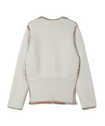 PERVERZE Double Face Knit Cardigan 新品 Double Face Knit Cardigan/Blue｜PERVERZE | パーバーズの公式
