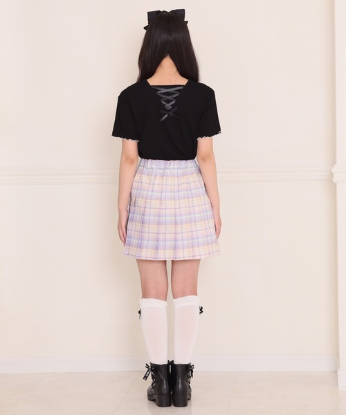 PINKHUNT(ピンクハント)の「PINKHUNT ピンクハント プリーツスカート 9344K 小学生女の子 服(スカート・キッズ・ベビーピンク/イエロー/ブルー/ネイビー/ブラック/パープル・120cm/130cm/140cm/150cm/160cm)」の10枚目の写真