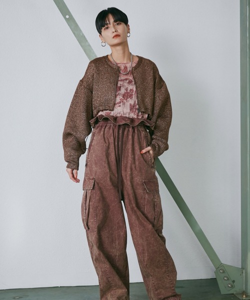 CREOLME（クレオルム）の「(CREOLME)ラメニットブルゾン