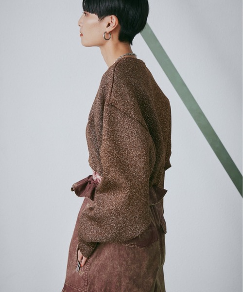 CREOLME（クレオルム）の「(CREOLME)ラメニットブルゾン
