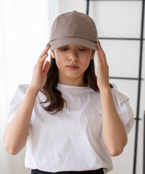 VitaFelice(ヴィータフェリーチェ)の「【コカゲル×aroco】コットンキャップ 体感MAX-10℃ UVカット率99.9%以上(キャップ・レディース・ベージュ系その他/ベージュ/ブラック/アイボリー・FREE)」の7枚目の写真