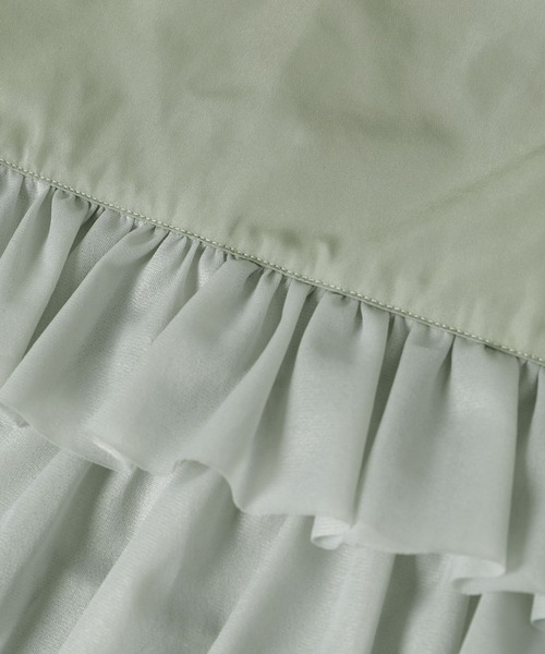 ADAM ET ROPE'（アダムエロペ）の「【WEB限定】ティアードキャミソール（キャミソール・レディース・キナリ/グリーン系その他2/ブラック・FREE）」の17枚目の写真