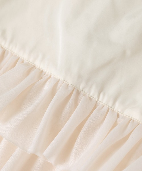 ADAM ET ROPE'（アダムエロペ）の「【WEB限定】ティアードキャミソール（キャミソール・レディース・キナリ/グリーン系その他2/ブラック・FREE）」の21枚目の写真