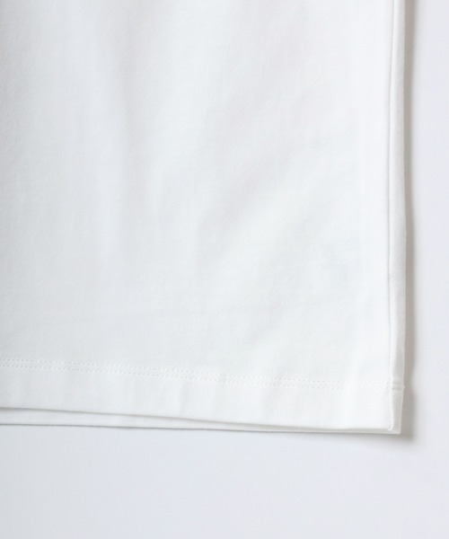 Lee（リー）の「Lee/リー POCKET S/S TEE/オーバーサイズ  ミニロゴ ワンポイント刺繍 ポケット 半袖Tシャツ/無地T/ボーダーT/リンガーT/レディース メンズ（Tシャツ/カットソー・メンズ・ホワイト/ブラック系その他/ブラック・M/L/XL）」の15枚目の写真