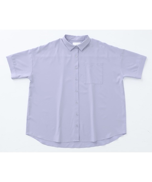 n'OrLABEL(ノアールレーベル)の「『ビッグシルエットシャツ』(シャツ/ブラウス・レディース・ブラック/オフホワイト/ライトブルー・FREE)」の7枚目の写真